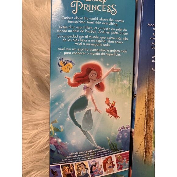 Disney Princess Fashion Dolls Lot of 3 Ariel Moana Tiana 11 In Hasbro NIB 3481 - Picture 7 of 11